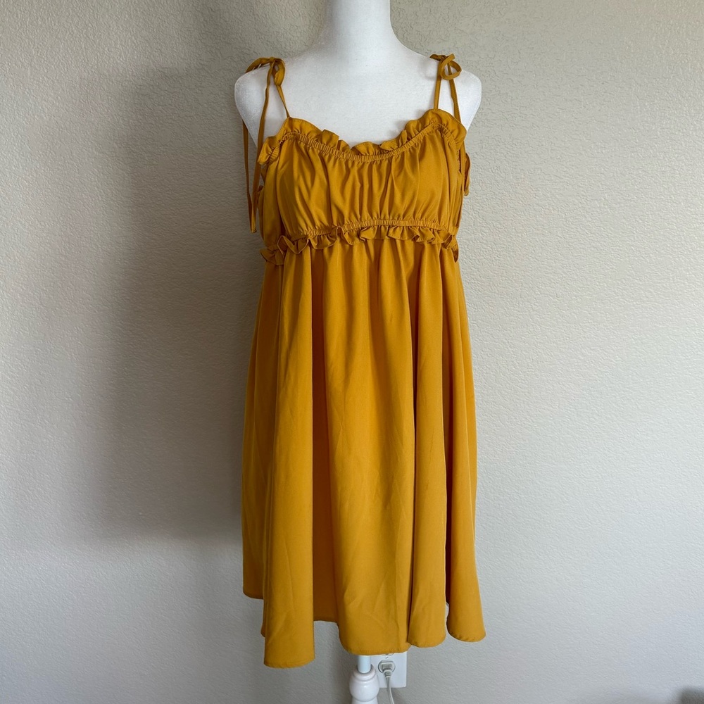 Mustard Yellow Dress